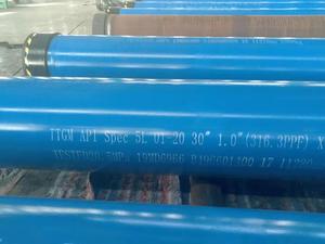 30 "Ống thép carbon x56mo psl2 sawl 50mpa Áp suất làm việc tối đa 3006kg trọng lượng - Product Image 4