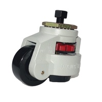 Roue pivotante extérieure en acier et nylon noir moderne 40F/60F/80F/100F/120F/150F FD-40 avec réglage de la hauteur horizontal et frein