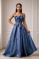 Robe Midi Femme Tendance 2026 – Vêtement Décontracté en Soie Lavable à Prix Abordable – Personnalisable