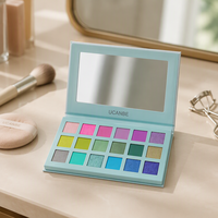 Palette de fards à paupières minéraux quatre saisons en gros, personnalisable, marque privée, sans cruauté, poudre scintillante waterproof
