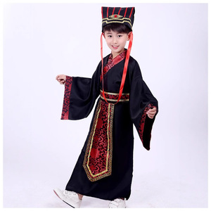 Kostum Hanfu Anak-anak Baru Set Gaun Bayi Pakaian Panggung Pertunjukan Kuno Cosplay Anak Laki-laki Pakaian Tradisional Cina Anak-anak - Product Image 2