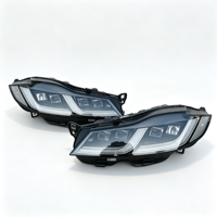 Phare avant LED haute performance pour Jaguar XFL F-PACE 2021-2026, avec double lentille, feux de jour et clignotants intégrés