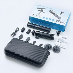 Micrófono de Solapa Inalámbrico Todo en Uno QY99 para Escenario, Iglesia, Enseñanza, Conferencias, Discursos, USB, Portátil, de Plástico ABS - Product Image 3