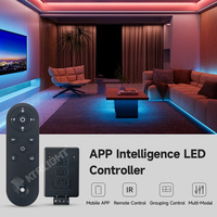Contrôleur de lumière LED pour rideau WiFi KTRLIGHT DC5V-24V WS2811/WS2812B/WS2815, lumière en chaîne contrôlée par application, colorée et programmable