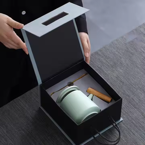 Ensembles de tasses à thé de voyage Kungfu en <span class=keywords><strong>porcelaine</strong></span> de bureau portables faits à la main emballant des boîtes-cadeaux - Product Image 5