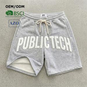 De la Caja de Productos a la Caja Completa del Fabricante: Pantalones Cortos Deportivos con Logotipo de Espuma, Cintura Elástica, Estilo Casual Hip Hop para Hombre - Product Image 1