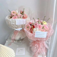 Fabricant de papier de soie d'emballage de fleurs nacrées de haute qualité Vente en gros Couleur unie Corée Design Papier d'emballage cadeau