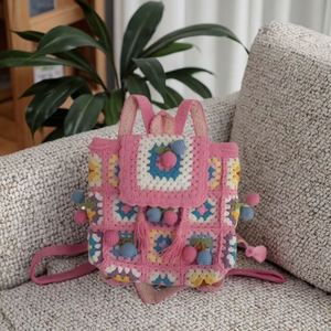 Sacs à bandoulière en crochet pour femmes, sac Granny Square, sacs à main tricotés, sacs de plage d'été faits à la main - Product Image 2
