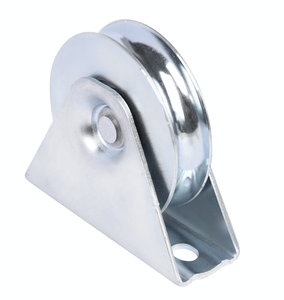 Rueda de metal <span class=keywords><strong>con</strong></span> soporte <span class=keywords><strong>para</strong></span> puerta corredera, rodamiento doble Y ranura - Product Image 6