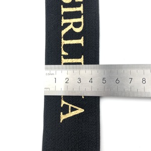Banda elástica de nailon de 15cm <span class=keywords><strong>para</strong></span> sofá o Sujetador deportivo, <span class=keywords><strong>tela</strong></span> Jacquard, con estampado de goma - Product Image 2