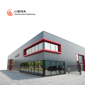Insulated Steel Building Prefab Metal Building Prefabricated Helicopter Aircraft Steel Structure Warehouse Workshop Hangar