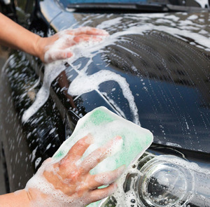 Tự động chi tiết rửa xe sáp Lớp phủ gốm mặc quần áo Terry sợi nhỏ Saver Applicator Sponge Pad - Product Image 5