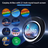 Fuallwin ApplePie Ultra Android 13 Carplay Ai Box 8 Núcleos 4G TF Tarjeta SIM Smartbox Pantalla Táctil de 2.1 Pulgadas Adaptador Car Play Ai Box