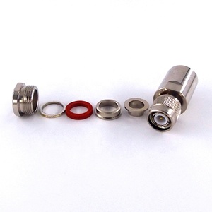 Tùy chỉnh nhà máy 8d-fb Cáp ăng-ten dây điện không thấm nước RF đồng trục TNC nam kẹp nối thẳng - Product Image 4