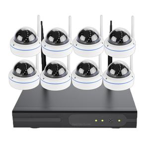 Sistema de cámara de seguridad Domo inalámbrico para interiores de <span class=keywords><strong>4</strong></span> canales y 8 canales, Kit de CCTV inalámbrico de <span class=keywords><strong>4</strong></span> canales, Mini sistema de cámara Wifi NVR de <span class=keywords><strong>4</strong></span> canales - Product Image 1