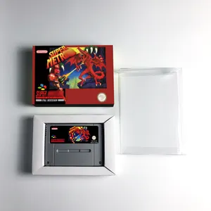 Super Metroid - EUR SNES PAL Version Battery Save RPG Game Cartridge For Retro SNES Video Game Consoles