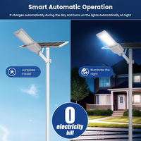 Éclairage public solaire imperméable extérieur de réverbère d'IP65 LED 50W 100W 150W 200W 250W 300W 400W fendu pour des autoroutes de parcs routiers
