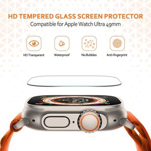 Protection d'écran avec applicateur facile pour Apple Watch Ultra 3, anti-choc, anti-graisse, verre trempé 9H pour Apple Watch Ultra Series - Product Image 4