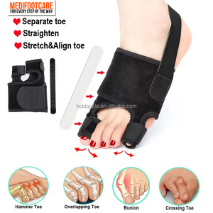 Corrector de Juanetes, Férula Ajustable para Juanetes con Correa Antideslizante y Tira de Aluminio, Alivio del Dolor de Hallux Valgus, Enderezador de Dedos Grandes - Product Image 5