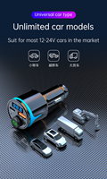 Lecteur audio de voiture portable en métal, émetteur FM USB, récepteur audio sans fil, lecteur MP3, chargeur de voiture PD30W QC18W, garantie 1 an