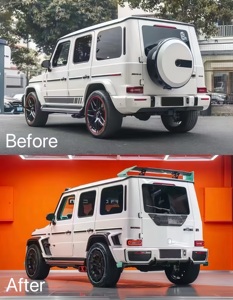 Kit carrosserie complet en fibre de carbone G900 Rocket pour Benz Classe G G Wagon W463A W464, mise à niveau vers <span class=keywords><strong>le</strong></span> kit carrosserie G900 Rocket style B - Product Image 5