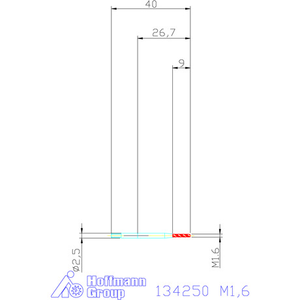 Hoffmann – Tige de taraudage HSS à rainure droite, entièrement affûtée, haute vitesse, pour opérations efficaces de taraudage et de filtrage, revêtement allemand - Product Image 4