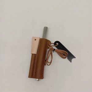 Varilla de Magnesio para Acampar al Aire Libre, 17 Láminas, Mango de Madera, Tubo de Soplado de Acero Inoxidable, Funda de Cuero Resistente, Supervivencia, Senderismo, Trekking - Product Image 2