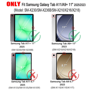 Étui Clavier Rétroéclairé pour <span class=keywords><strong>Samsung</strong></span> <span class=keywords><strong>Galaxy</strong></span> <span class=keywords><strong>Tab</strong></span> A11 Plus 2025/A9 Plus 2023 11 Pouces avec Support Stylet pour Tablette A11+/A9+ - Product Image 2