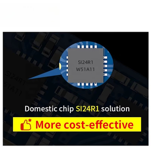 E01C-ML01SP2 Si24R1 ขนาดเล็ก 20dBm 100mW เสาอากาศ PCB แบบ SMD 2.4GHz โมดูลไร้สาย Rf ใช้งานร่วมกับ NRF24L01+ - Product Image 4