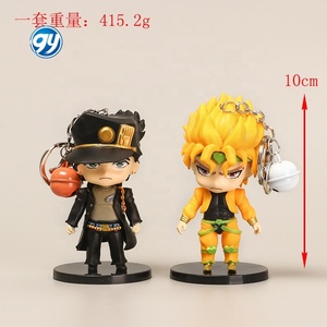 5 piezas JoJo Golden Wind llavero conjunto B estilo Jotaro Kujo Giorno <span class=keywords><strong>Bruno</strong></span> Bucciarati bolso <span class=keywords><strong>encanto</strong></span> - Product Image 3