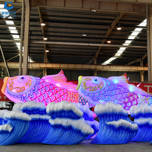 โคมไฟปลาคาร์พทำมือสำหรับตกแต่งเทศกาล SGFL200กลางแจ้งสวน - Product Image 1