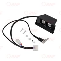 Hochwertiges Wasserdichtes Stecker-Set mit Doppel-DC-Lüfter und Schalter, ABS-Gehäuse, Mod-Teile für Surron Ultra Bee Elektro-Dirtbike