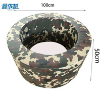 Anji Jeu d'extérieur pour l'école Intégration sensorielle Maternelle Parkour Soft Cover Equipment PVC Material Customized Color
