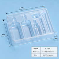 Inserti Personalizzati in PET Riciclabile per Vassoi Blister, Spessore 1mm, per Kit Ombretti Vuoti, Palette Blush, Correttori Compatti