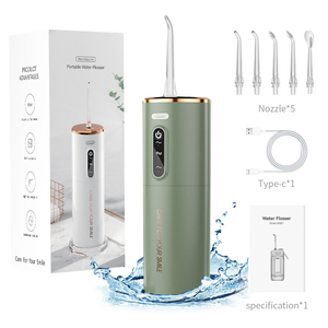 Irrigador Bucal Recargable, Dispositivo de Irrigación Bucal, Irrigador Oral de Chorro de Agua para el Hogar y Viajes, Limpiador Dental con Chorro de Agua - Product Image 1