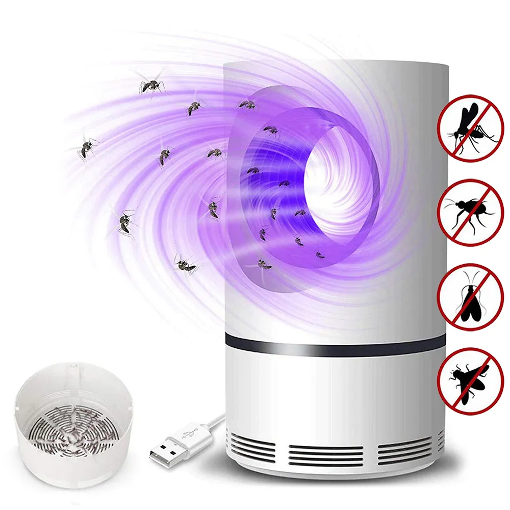 Hot Cheap Sky Eye Safe Strong Suction Silent USB Plug LED Mosquito Trap Repellent Zapper Killing Killer Lamp With Purple Light