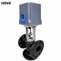 Actionneur de vanne proportionnelle intégrale HSVA pour l'automatisation des bâtiments, vanne de régulation électrique pour systèmes d'eau