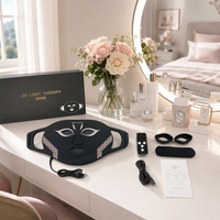 Masque facial LED 7 couleurs pour le soin de la peau, appareil de beauté avec lumière rouge pour une utilisation quotidienne relaxante à domicile