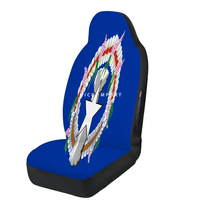 Housses de siège de voiture tendance avec drapeau de Saipan, universelles pour la plupart des voitures, berlines, camions et SUV