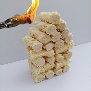 Allume-feu imperméable à combustion longue durée, cubes de cire de laine de bois portables pour la cuisson/extérieur/barbecue - Product Image 5