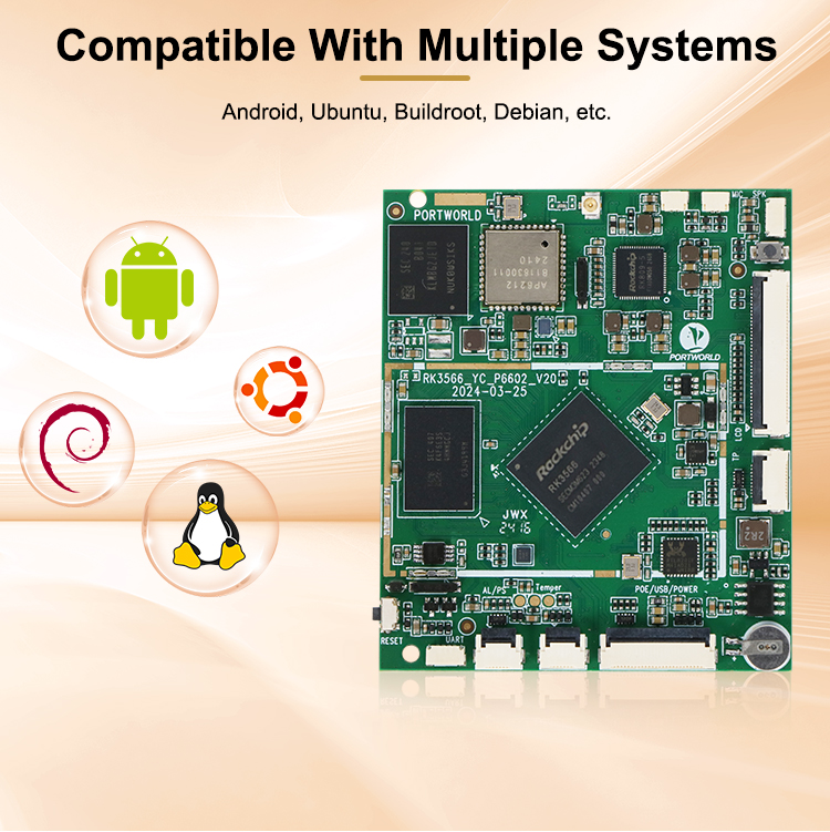 マーボー RK3566 Androidボード開発マザーボード (Linux Ubuntu Debian