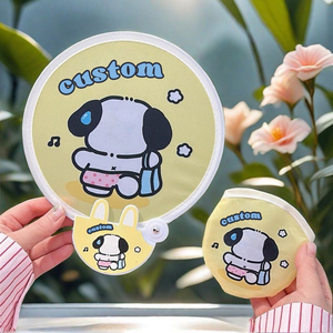 Tùy Chỉnh Mini Cầm Tay Có Thể Gập Lại <span class=keywords><strong>Fan</strong></span> Đóng Mở Túi <span class=keywords><strong>Nylon</strong></span> Vòng Bay Thiết Kế Đĩa Cho Khuyến Mại & Quà Tặng Doanh Nghiệp - Product Image 4