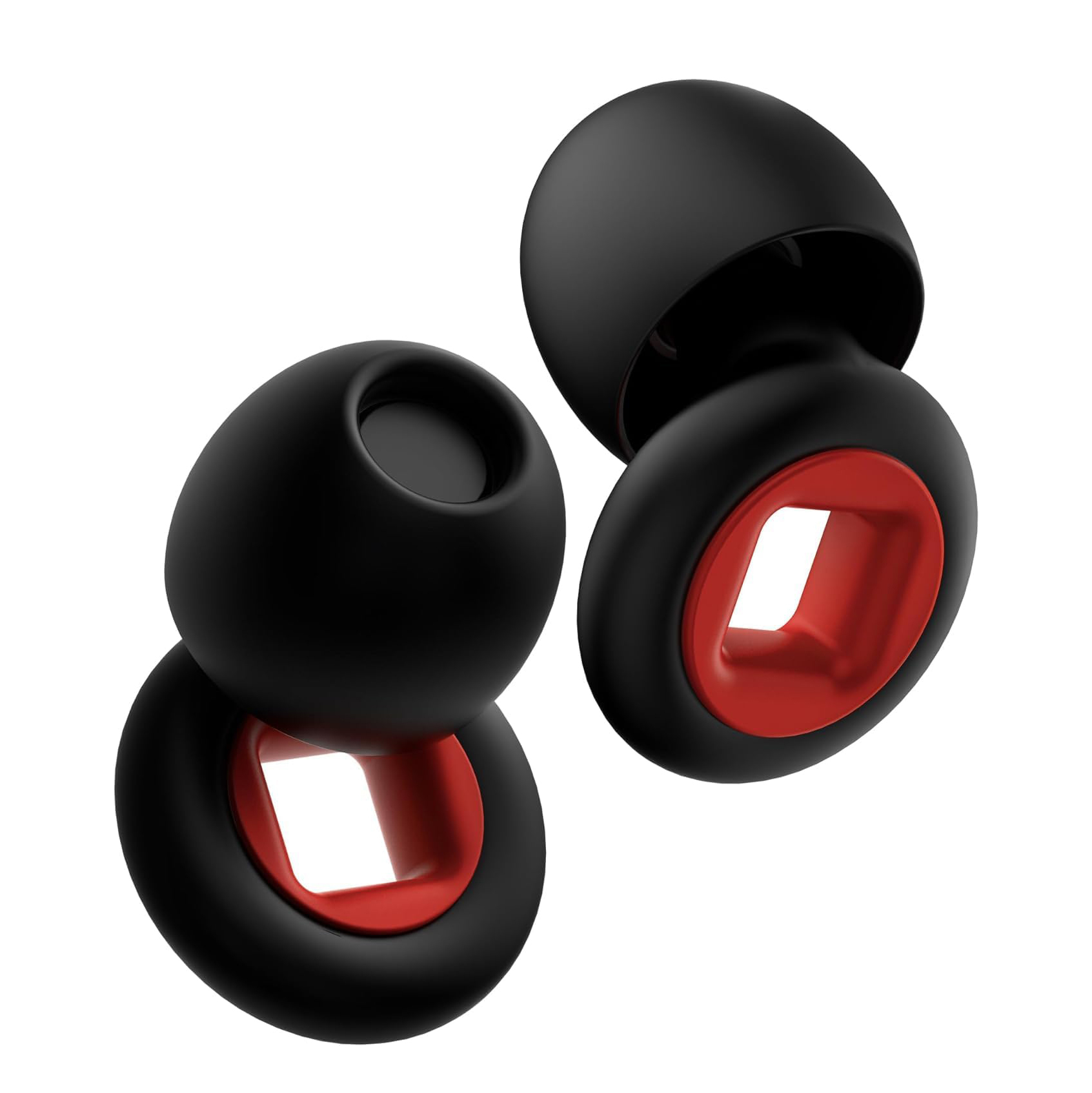 White Color Copper Coin Black With 2 Pairs Of Ear Caps