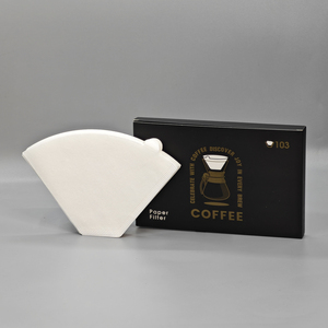 Filtres à café coniques jetables écologiques en forme de U dosettes de papier pour cafetière goutte à goutte Logo personnalisé outil à thé en forme de sac - Product Image 4