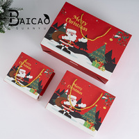 Nouveauté Sac cadeau de Noël, Sac en papier portable, Pochette cadeau pour la veille de Noël, Sac d'emballage pour bonbons
