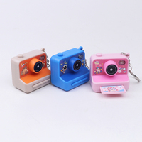 Nouvelle conception Mini appareil photo instantané créatif porte-clés avec son d'obturateur et lampe torche