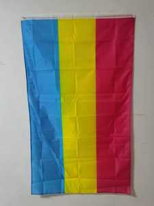 LGBT Lesbiana Gay Transgénero Pansexual Progress Pride Rainbow Flag 3x5 <span class=keywords><strong>Foot</strong></span> Truck Happy Pride Flag Banner con ojales de latón - Product Image 3