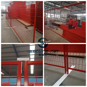 High Quality Canada Construction Site Temporary Remote Fence Wire Mesh Panel Fencing With Powder Coated