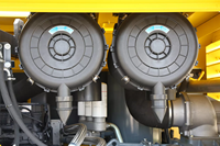 Nouveau compresseur d'air à vis diesel portable remorquable Atlas Copco XAHS750 12 bars 750 CFM avec moteur Cummins T3