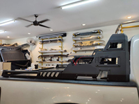 Accessoires pour pick-up 4x4, arceau de sécurité sport avec galerie de toit pour Toyota Hilux 2021